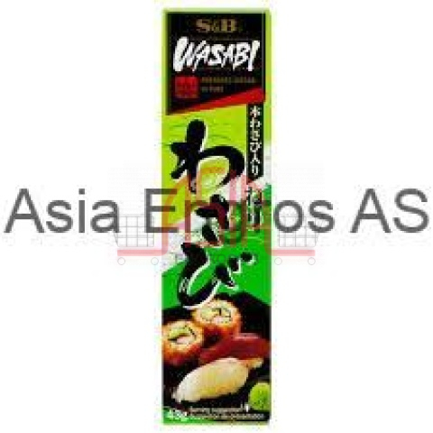 S&B Wasabi TUBE JAPANSK 43g x 10